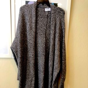 Long duster style sweater — calf length